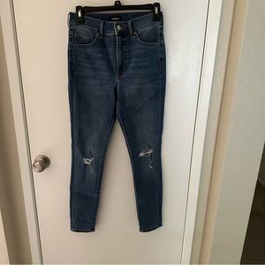 Express High Rise Skinny Jeans